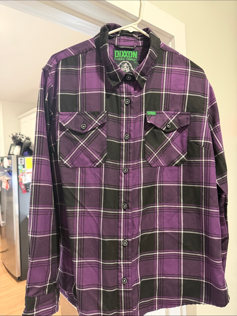 Dixxon Flannel Co. The Regan Purple/Black Plaid Flannel Shirt Long Sleeve